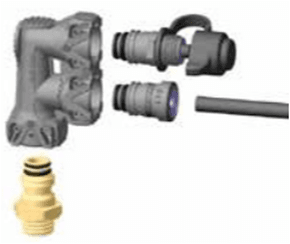 Pneumatic couplings ABC Raufoss